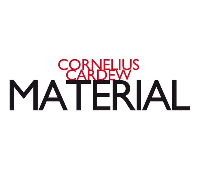 Various Artists - Cornelius Cardew: Material (CD) (Limited Edition)