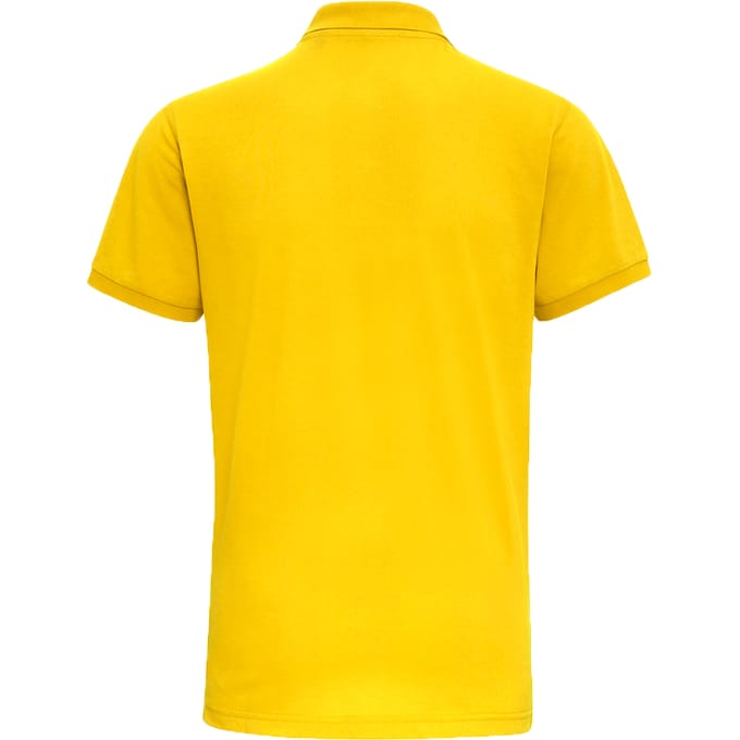 Asquith & Fox Heren Poloshirt met korte mouwen Prestatiemengsel (Zonnebloem)