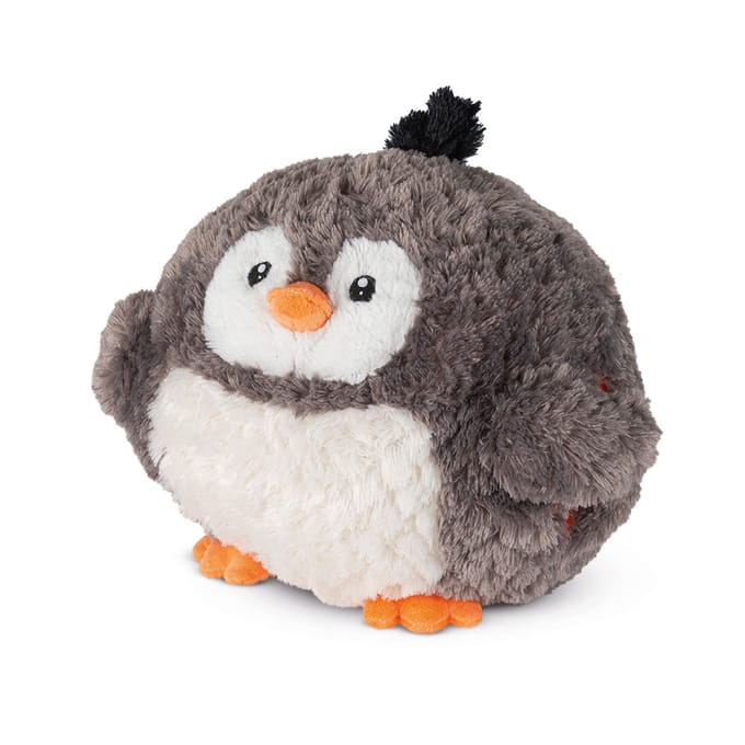 Cozy Noxxiez Handwarmer/knuffel Pinguïn Junior 35 Cm Grijs