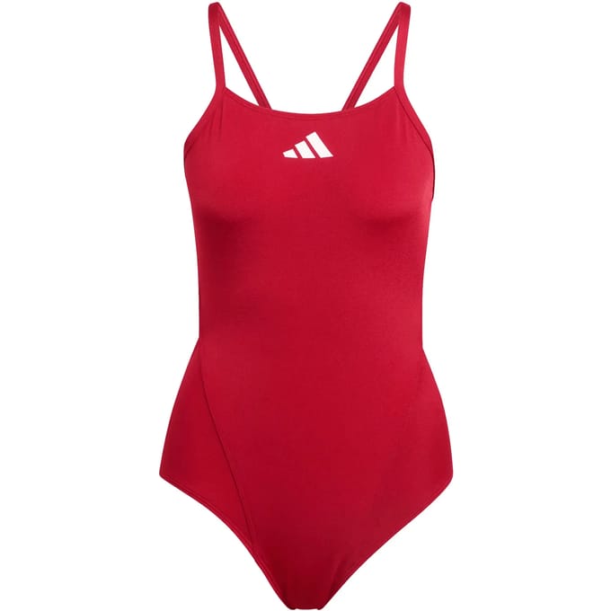 Adidas Ripstream Team Thin Straps C-back Zwemkleding Rood 38 Vrouw