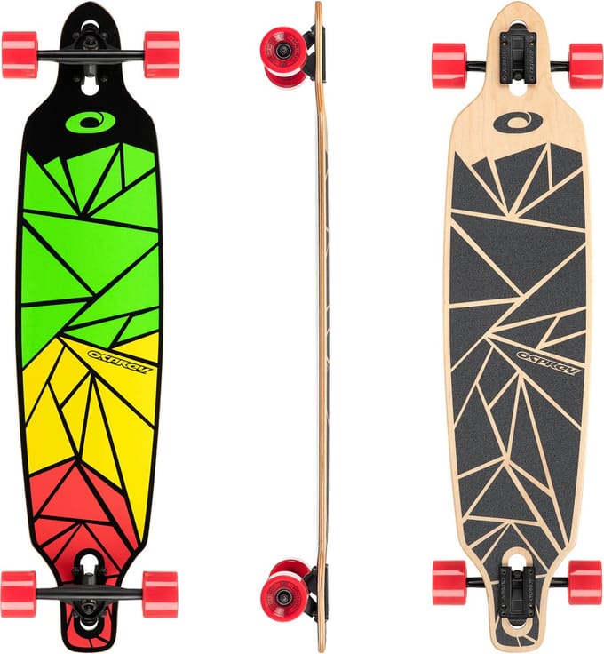 Osprey Shapes 39" Twin Tip Longboard - Drop-Through Trucks - ABEC 9