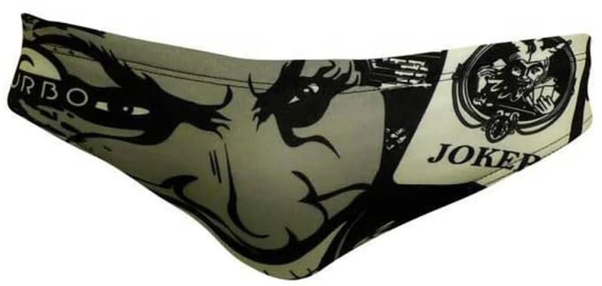Turbo New Jocker Zwemslip Grijs L Man