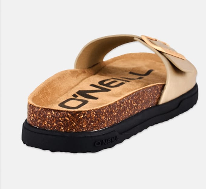 O'neill Dames Slipper Solana Slider Women Low Gold | Goud | Maat: 38