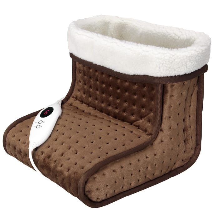 MONZANA Voetenwarmer - Elektrisch 6 Temperatuurstanden Timer - Bruin