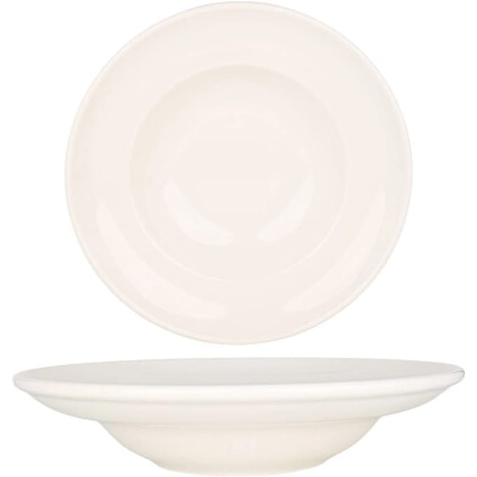 Bonna Pastabord - Gourmet - Porselein - 27 cm (450cc) - set van 2