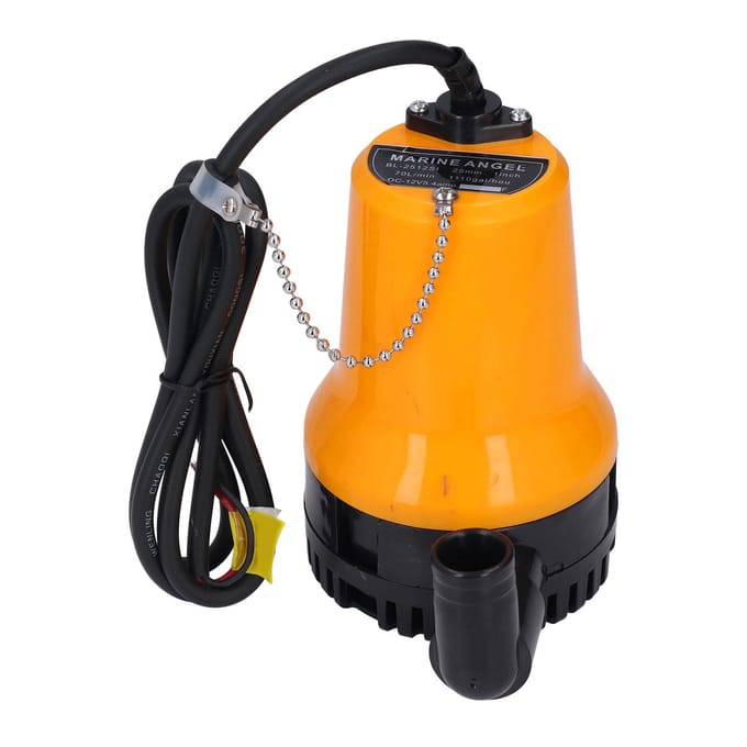 Dompelpomp Lenspomp Mini 70L min 5400rpm 45W 4m Opvoerhoogte DC 12V voor Aquarium Boot