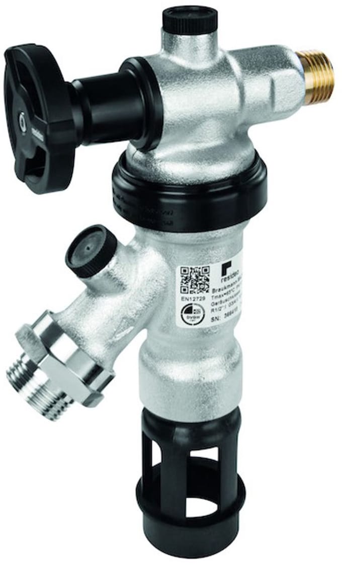 Resideo Systeemafscheider BA295D draaibaar, met afsluitinrichting R 1/2, C, BA295D-1/2ASC