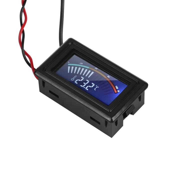 PC Waterkoelsysteem Wijzerweergave Thermometer Temperatuurmeter