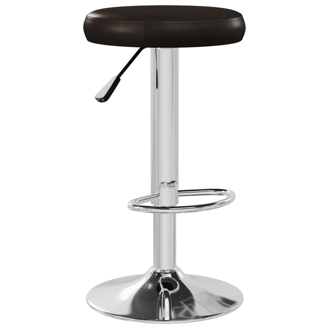 vidaXL - Barstoelen - 2 - st - kunstleer - bruin