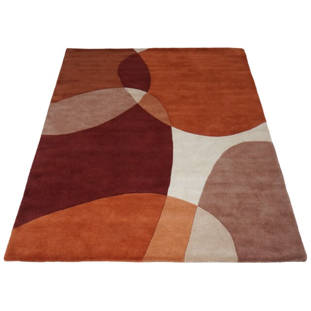 Veer Carpets Vloerkleed abstract /bruin 200 x 280 cm