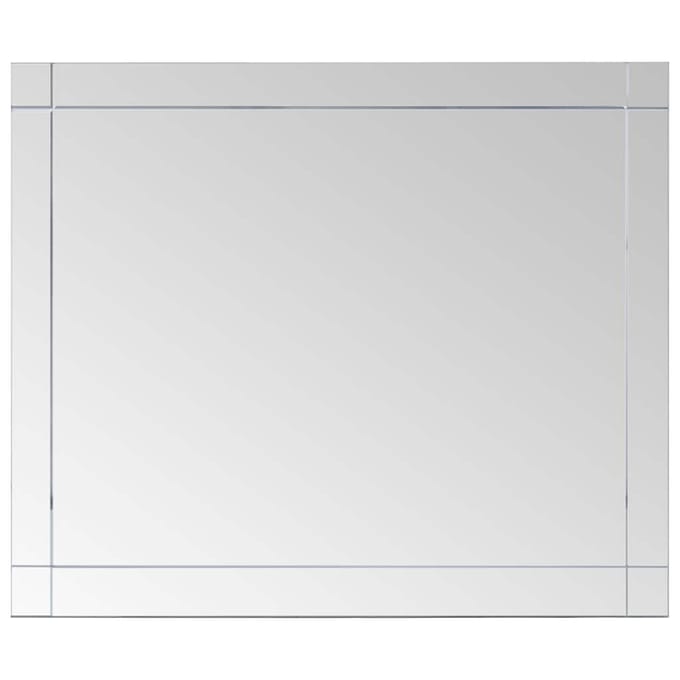 vidaXL - Wandspiegel - 80x60 - cm - glas