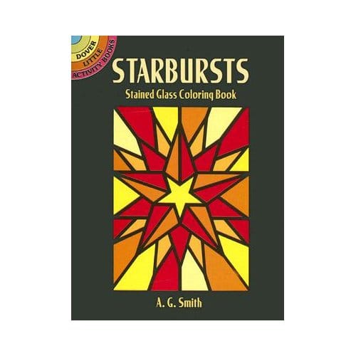 Starbursts Stained Glass Coloring Book - Albert G. Smith