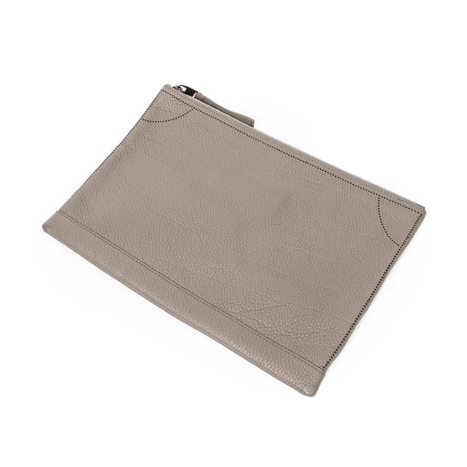 Blackout Zip Clutch  Handtas