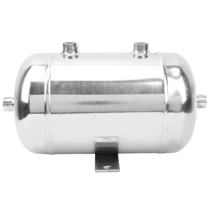 Réservoir de gaz poli 3L 4?Stockage d'air haute pression horizontal à port 14NPT