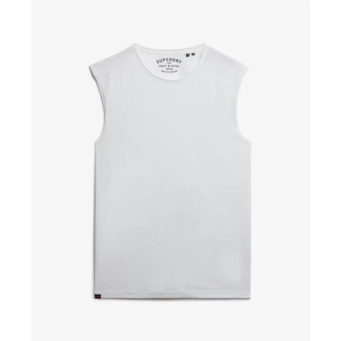 Superdry - Raw Edge Slub tanktop - Heren - Vesten