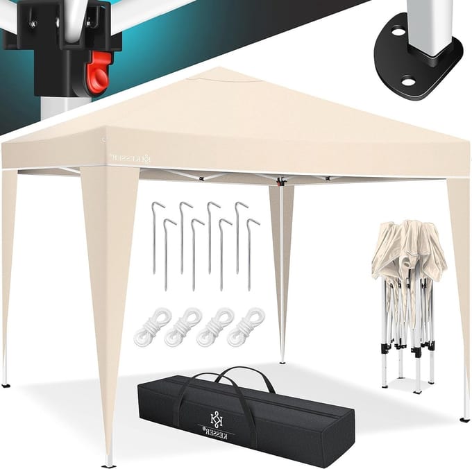Partytent 3x3m Pop-Up Paviljoen Waterdicht met UV-bescherming