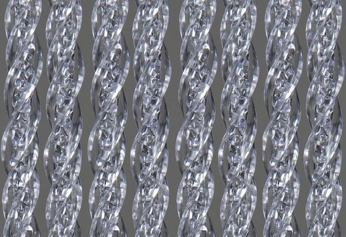 Wicotex Vliegengordijn Orchidea - 100x240 cm - Transparant
