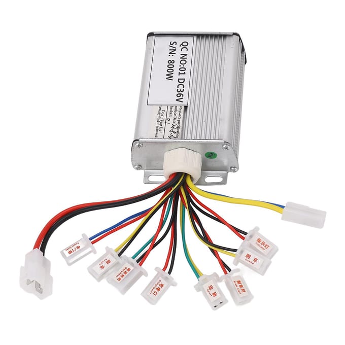 36V 800W Elektrische Scooter Controller Behuizing van Aluminiumlegering Hittebestendige Draad white