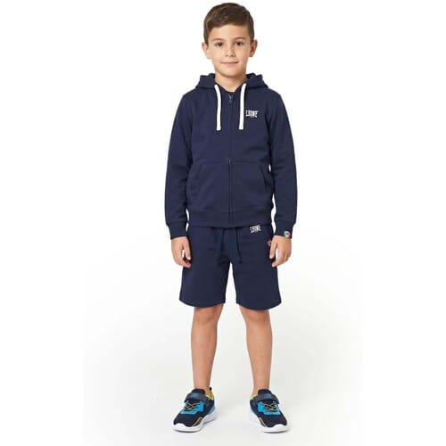 Capuchon sweaters Leone 1947 Boy Hoody Full Zip Easy