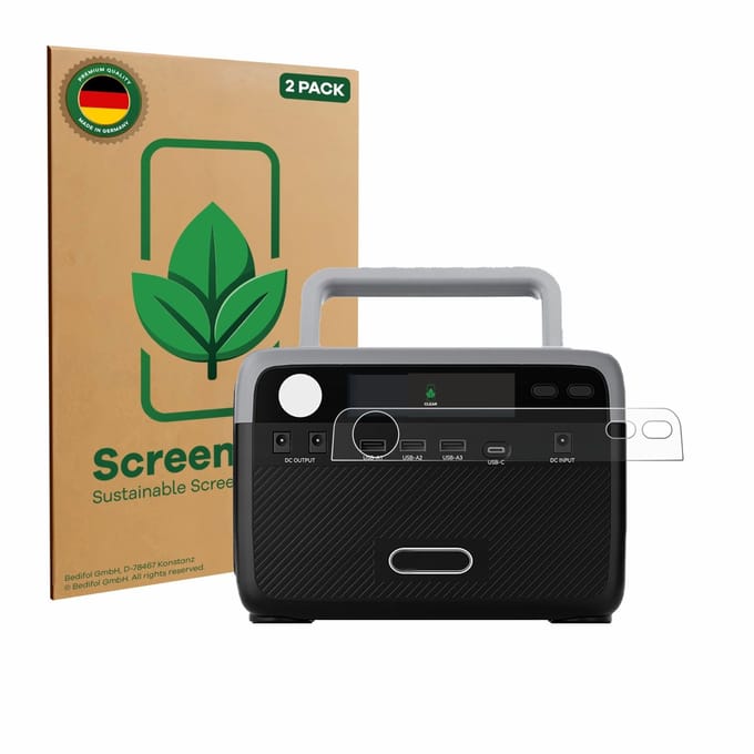 2 Stuks Screenprotector voor Flashfish BP030B - Hoogwaardige Beschermfolie transparant