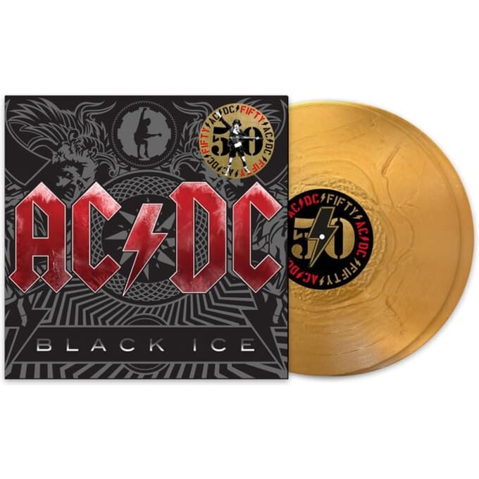 AC/DC - Black Ice (50th Anniversary Gold Color Vinyl)