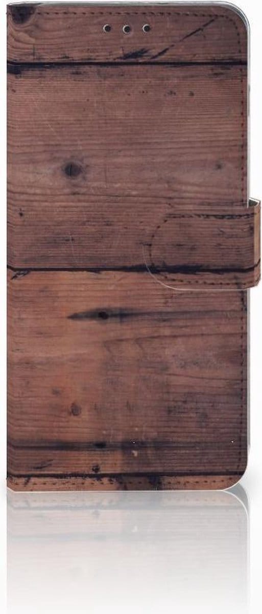 Boekhoesje voor Samsung Galaxy S10 Plus Book Style Case Old Wood