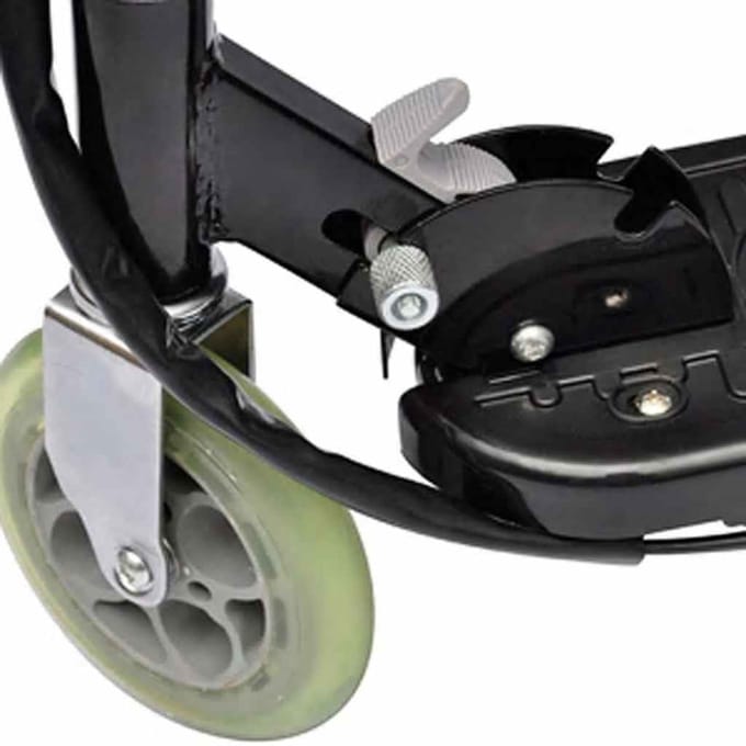 vidaXL Step elektrisch met zitje 120 W zwart