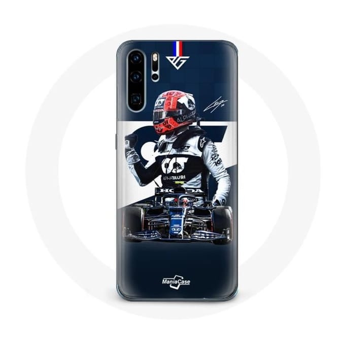 Hoesje voor Samsung galaxy P30 pro Formule 1 Max Verstappen F1 coureur Blauw