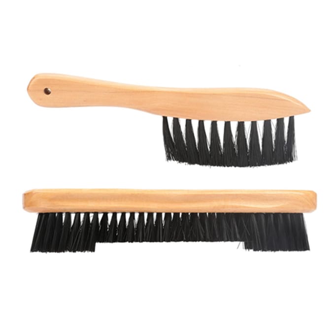 Ensemble de 2 brosses de nettoyage pour rails de table de billard blanc