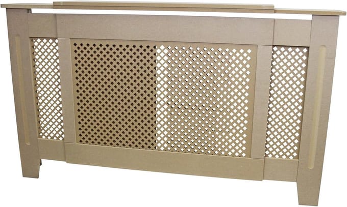 Radiatorbekleding - Radiatorombouw kant en klaar - Omkasting - Bruin