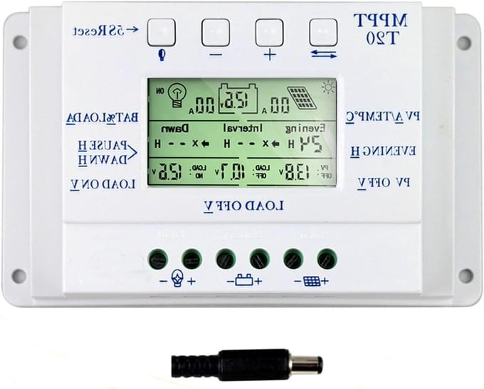 Zonne Laadregelaar - MPPT Controller - Energie Beheer - LCD Display - 20A 12V/24V - Niet gespecificeerd