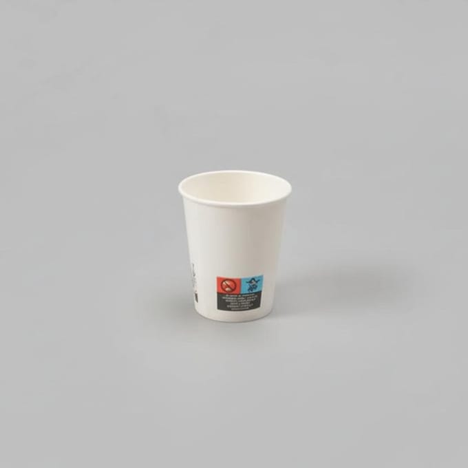 2500x Kartonnen koffiebeker 150cc 6oz wit FSC Mix Lasentopack