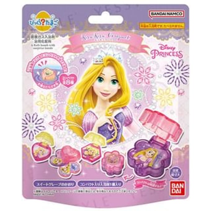 Bandai - Disney Princess Rapunzel Glitter Compact Bath Ball 1 pc