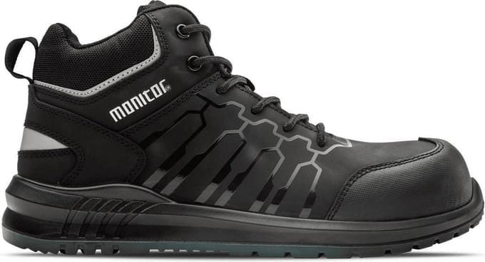 Monitor Hybrid Hoog S3 Maat 36 Zwart Werkschoenen Unisex