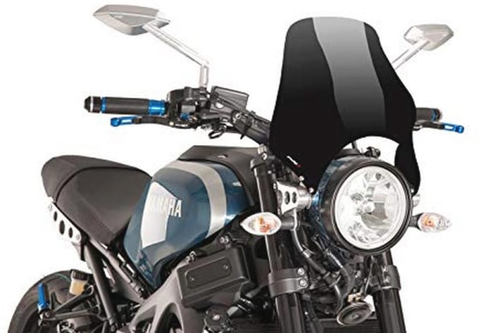 Windscherm voor Naked Motoren - Zwart