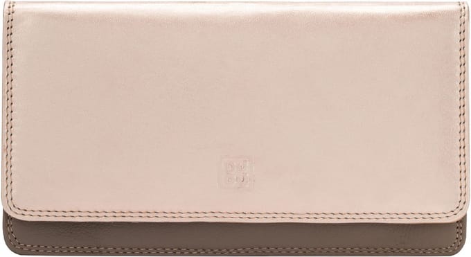 DuDu Leren portemonnee 17,5 cm - Dames - Horizontaal - ballerina