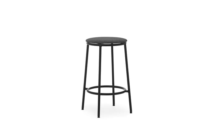 Normann Copenhagen Circa Barkruk  - zwart/zwart - 65 cm
