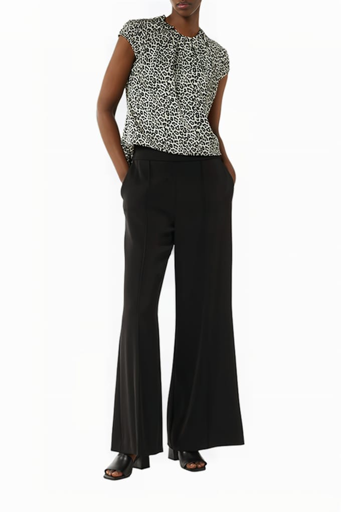 Satin Blouse met Patroon Dames COMMA