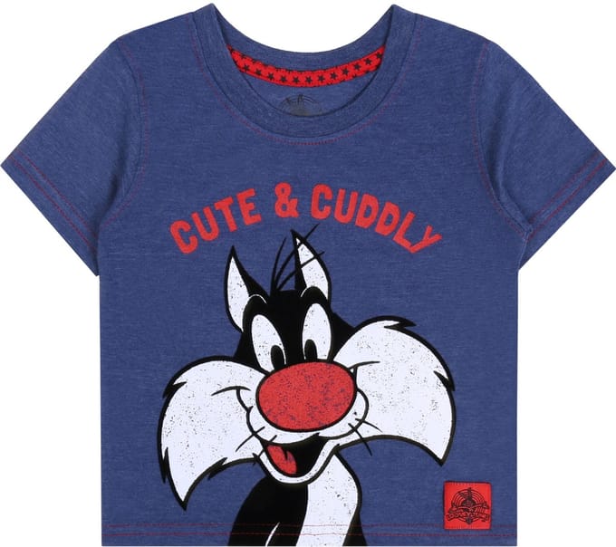 Blauw t-shirt CRAZY MELODIES