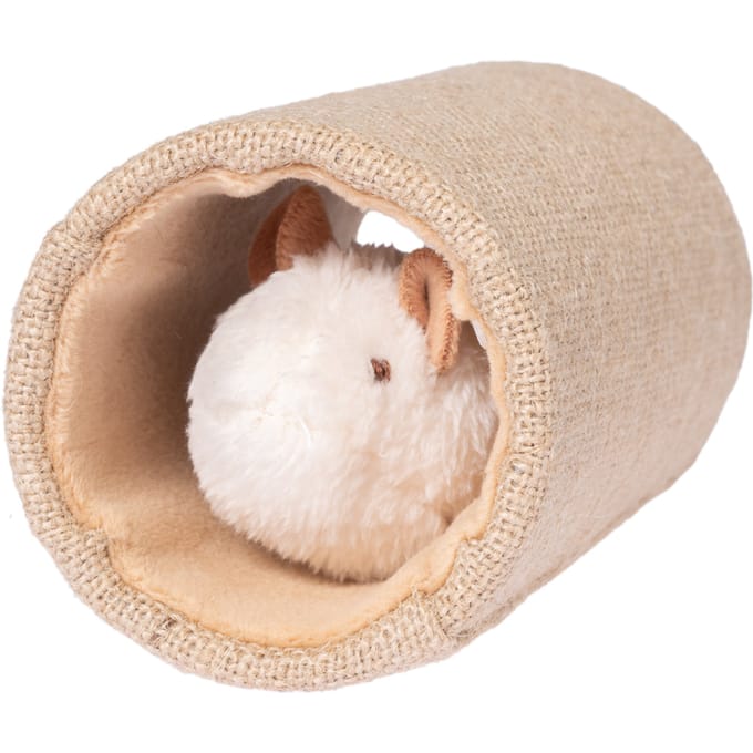 TIAKI kattenspeelgoed scooter met muis Roquefort