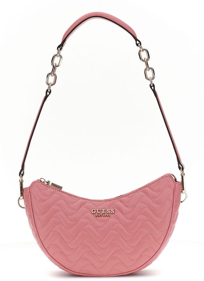 GUESS Schoudertas Melisandra Top Zip Shoulder Bag Begonia Roze