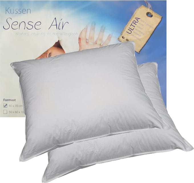 Sense Air Hoofdkussen Set (2 Stuks) - Puntmodel - 60x70 cm