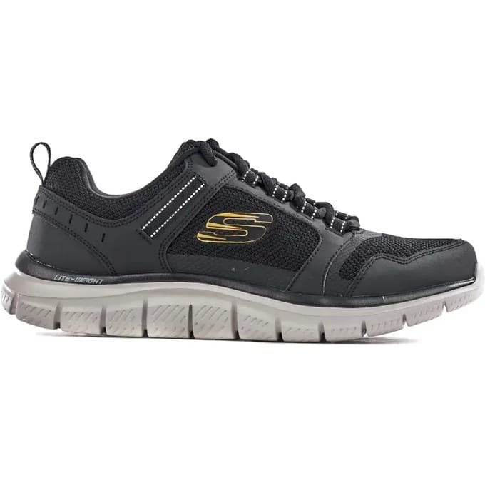 Skechers Track Knockhill sneakers zwart