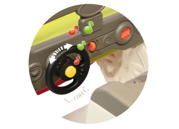Smoby 840205 Adventure Car avonturenauto met glijb Klimtorens