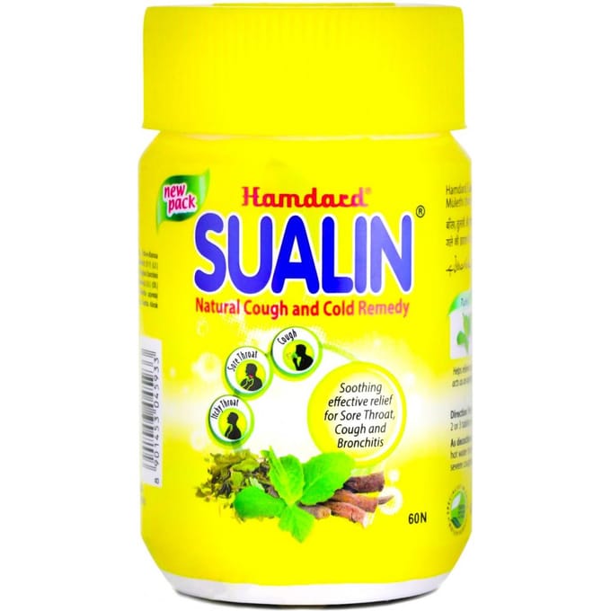 Sualin (60 tabbladen, 1,035 g), Sualin, Hamdard yellow