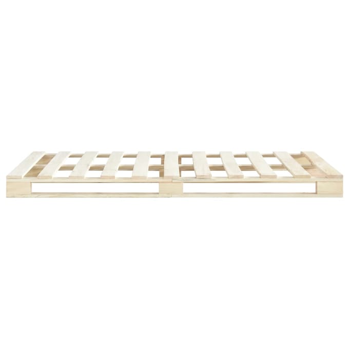vidaXL - Bedframe - pallet - massief - grenenhout - 160x200 - cm
