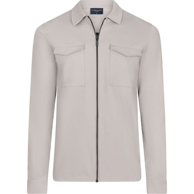 Cavallaro Zerino Overshirt Overshirts Beige 123261012