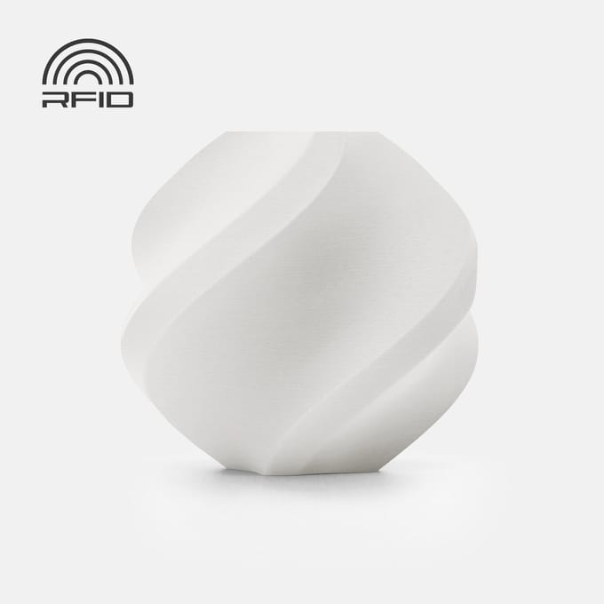 Bambu Lab PLA Matte Filament – 1.75mm – 1kg – Ivory White – Inclusief Herbruikbare Spoel – High Speed 3D-Printen – RFID Ondersteuning