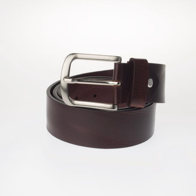 Luxe Heren Riem – Bruin – 85cm / 4cm - Sluis Leder Classico