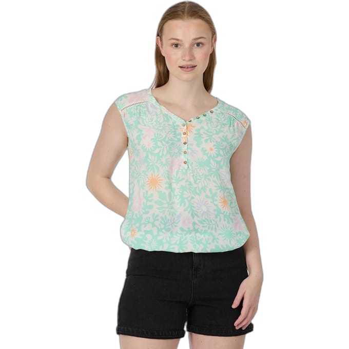 Mouwloze damesblouse Ragwear Saltty Print